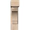 Ekena Millwork Merced Block Smooth Bracket w/ Offset Brace, Douglas Fir, 7 1/2"W x 24"D x 28"H BKT0806X24X28MRC05SDF - alternate 3